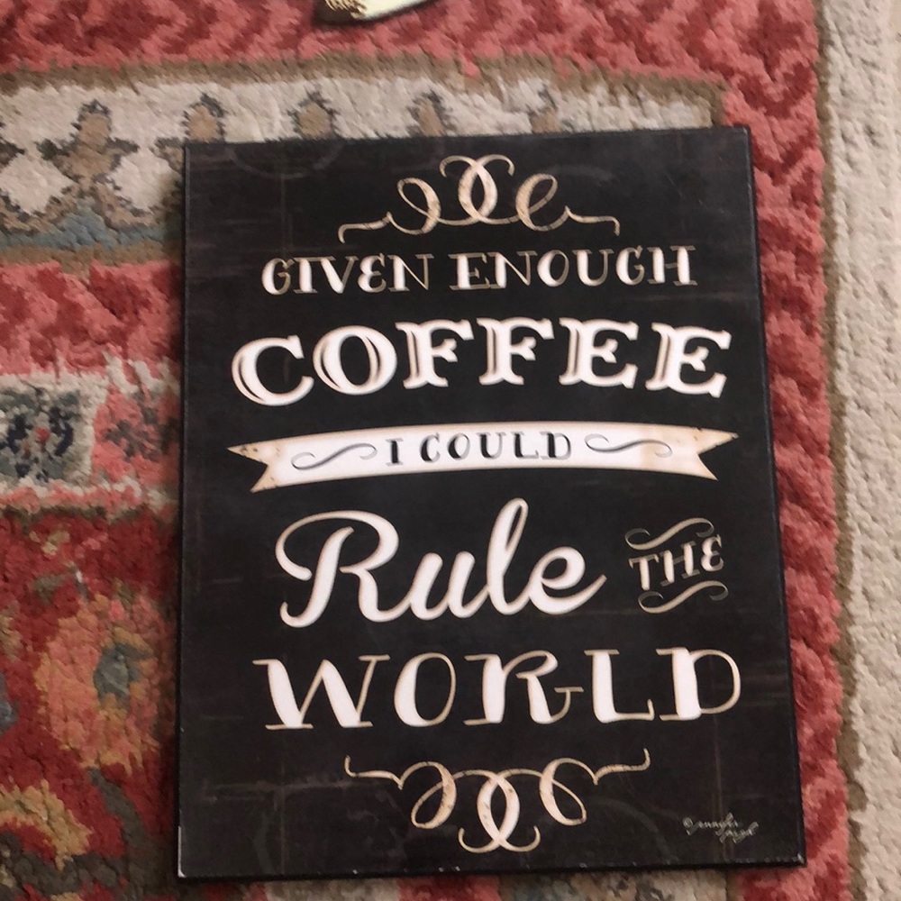 Coffee wall handing